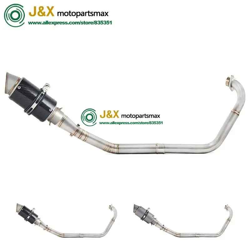 Полная выхлопная система мотоцикла Escape slip on для yamaha YZF R15 MT15 MT-15 2008- средняя труба глушителя DB-Killer