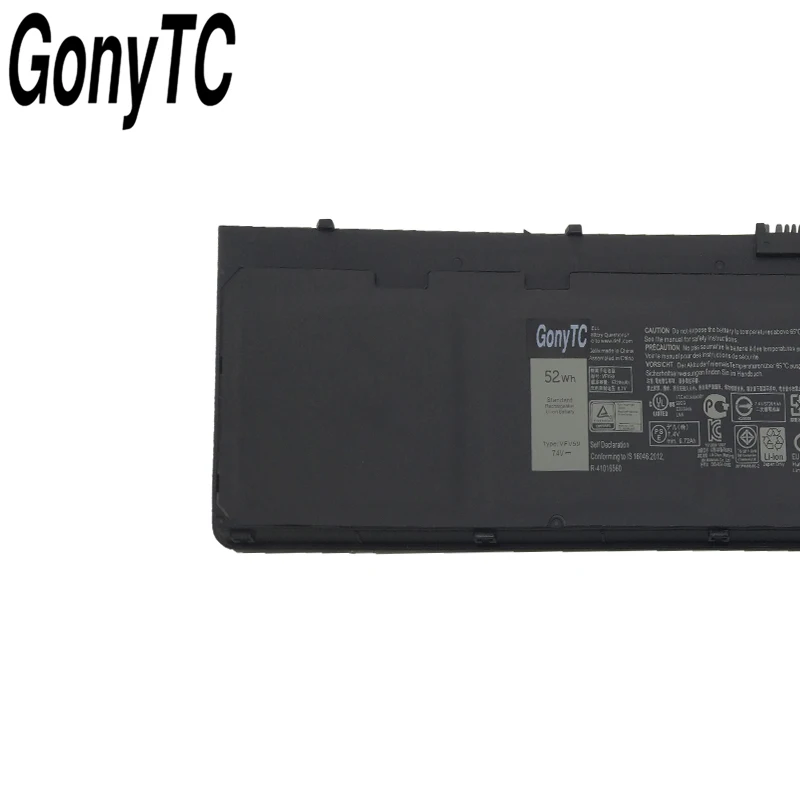 7 4 В 52wh оригинальный VFV59 W57CV GVD76 ноутбук Батарея для DELL Latitude E7240 E7250 0W57CV WD52H