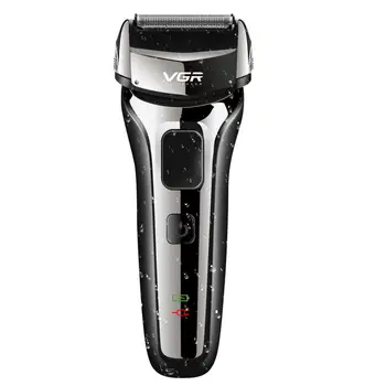 

VGR Professional Men's Shaver Wet/dry Electric Shaver Rechargeable Travel Electric Razor Hot sale Male Beard Shaving Machine
