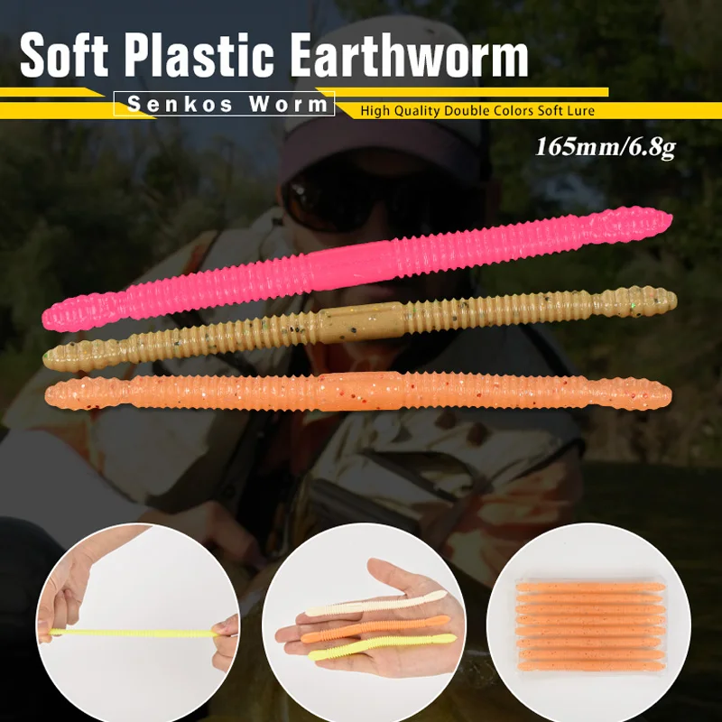 

Original Oddfisher Twin-tailed Snake 10Pcs/lot Fishing Soft Lures Silicone Bait Fashed Odor Easy Shiner Carp Shad Bass Lure