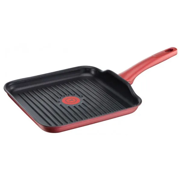 Frying Pan-grill Tefal character c6824052 square 26 cm handle non-removable (without lid) red (2100089891) | Дом и сад