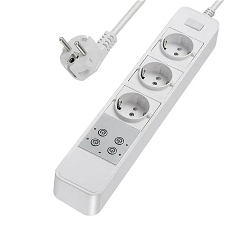 

strip EU Plug WiFi Intelligent Power Strip Sub-control Socket - White EU Plug