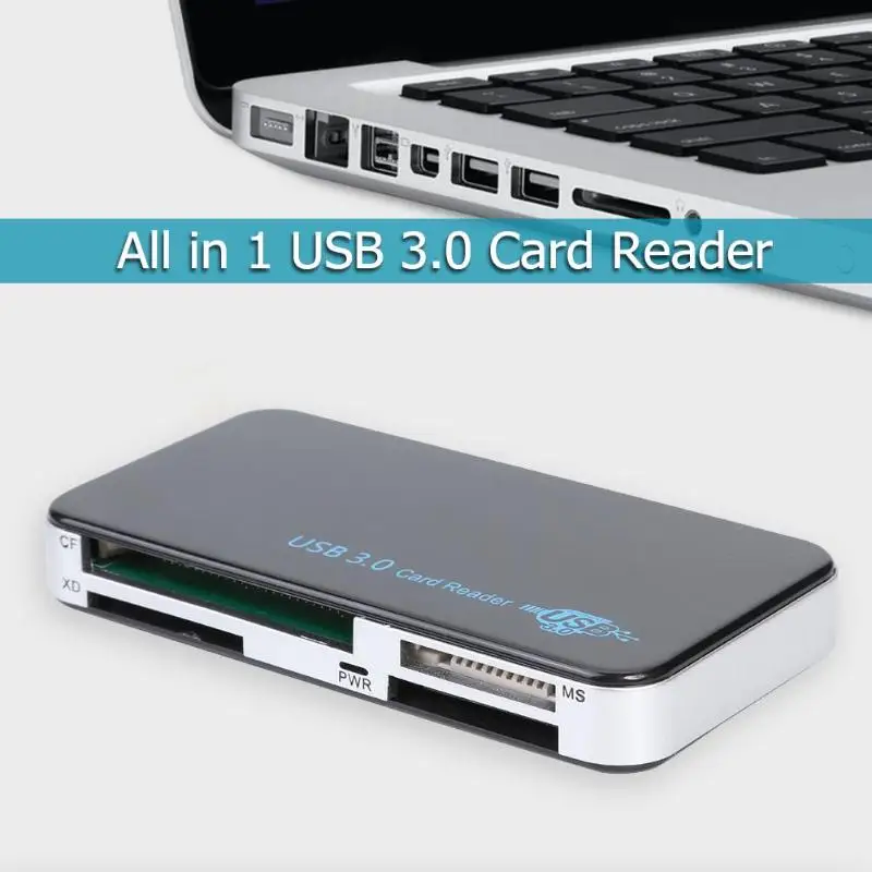 USB 3,0 кард-ридер карта памяти карта считывателя адаптер для TF M2 CF XD MS 6-в-1 комплексное проектирование удобно и практично