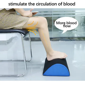 

Home Half Heart Foot Pad Footrest Office Rest Pad Clip Leg Pillow Sole Massage