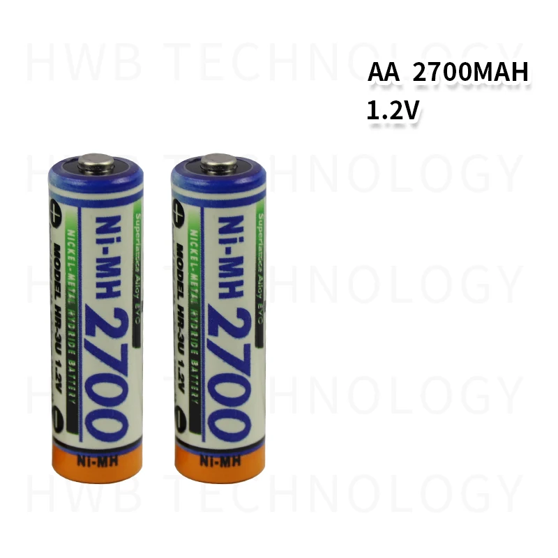 20 шт./лот Новинка для SANYO 1,2 V AA 2700mAh третьего поколения перезаряжаемый чехол с предзарядкой для игрушек, MP3, камеры