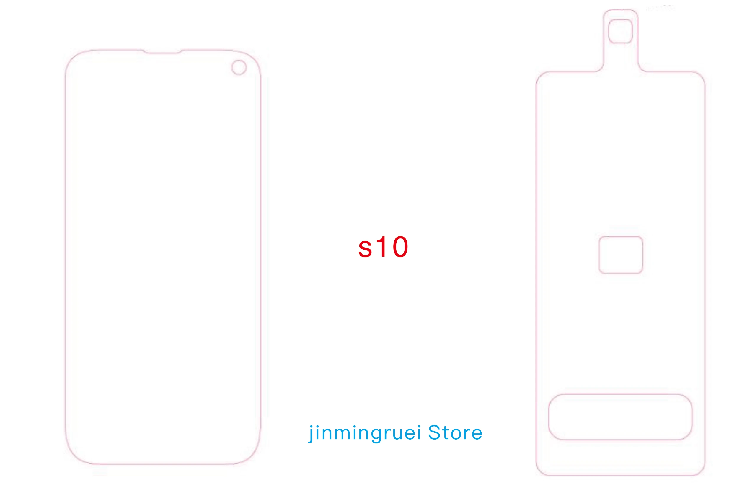 100 шт Для samsung Galaxy S10 S10e S10+ EDGE Plus Заводская Защитная пленка для экрана наклейки S10Plus lcd задняя крышка передняя задняя пленка