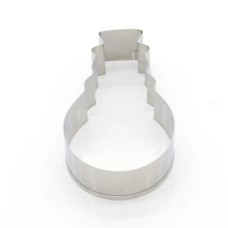 Snowman Нержавеющая сталь Рождественский торт резка для печенья и помадки формы галстук-бабочка/Рождественская елка/Конфеты выпечки кекс Кондитерские инструменты DIY HFing - Цвет: Snowman