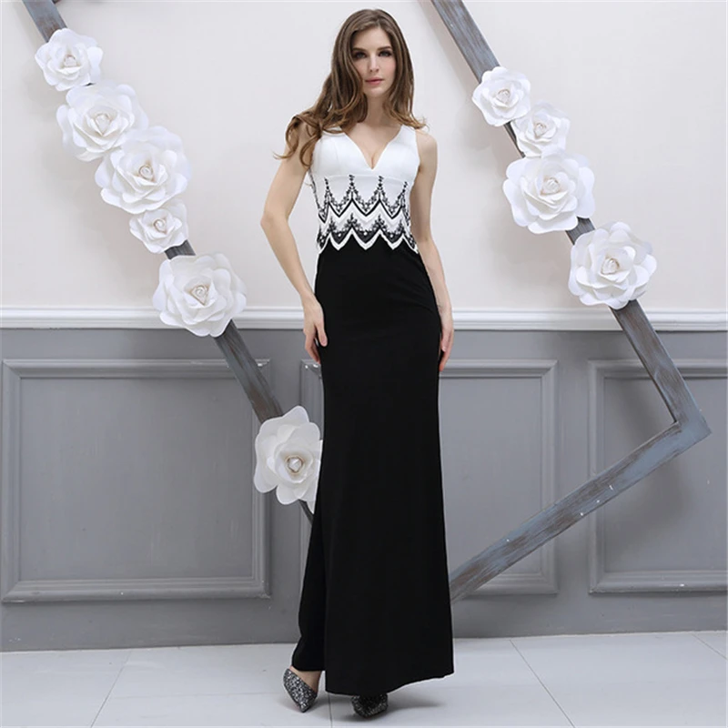 

Formal Evening Dresses Ever Pretty Elegant Deep V-neck Ruched Bust Maxi Woman 2019 Elegant Evening Dress Gowns 2018 2019