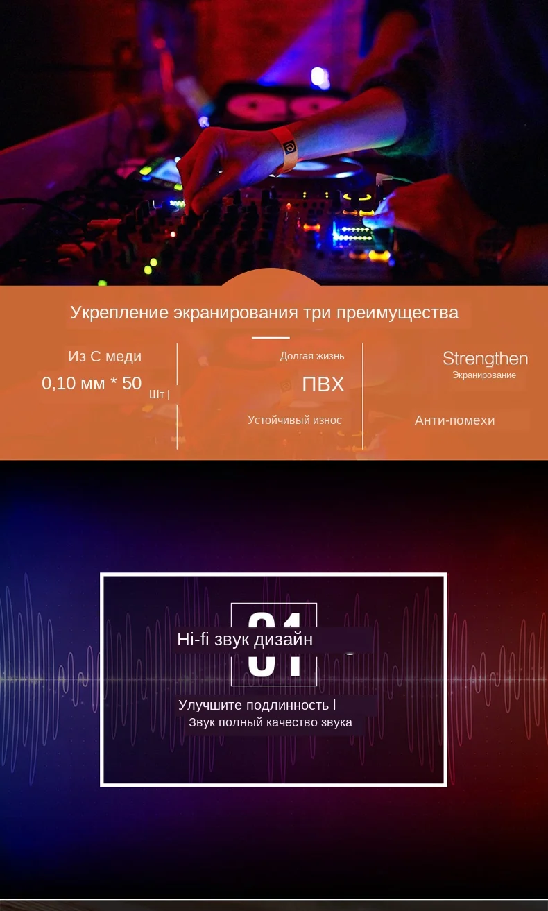 CHOSEAL DIY HIFI Audio Cable Oxygen Free Pure Copper Speaker Cable for Car Audio Home Theater Speaker Wire Soft Touch Cable (3)