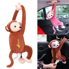 Индивидуальная коробка ткани автомобиля несколько сцен для использования плюшевые розовые/кофейные автомобильные коробки для салфеток интерьер автомобильные аксессуары украшения