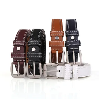 

Women Vintage Metal Boho Leather Square Buckle Wide Waist Belt Waistband Men