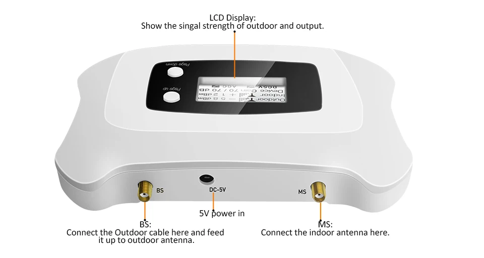 Новое обновление lcd дисплей глобальная частота 2G 4G LTE DCS 1800mhz мобильный ретранслятор сигнала/усилитель сигнала для 2G 4G комплект