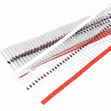 100 шт. 1 Вт диод DO-35 1N4742A 12V 1N4741A 11V 1N4740A 10V 1N4739A 9V1 1N4738A 8V2 1N4737A 7V5 1N4736A 6V8