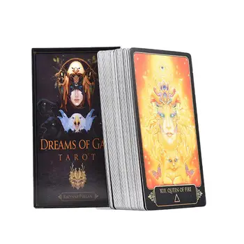 

81 Sheets Dreams Of Gaia Tarot Deck Tarot Cards Game for Family Party Playing Card Table Board Entertainment Card Games Toys