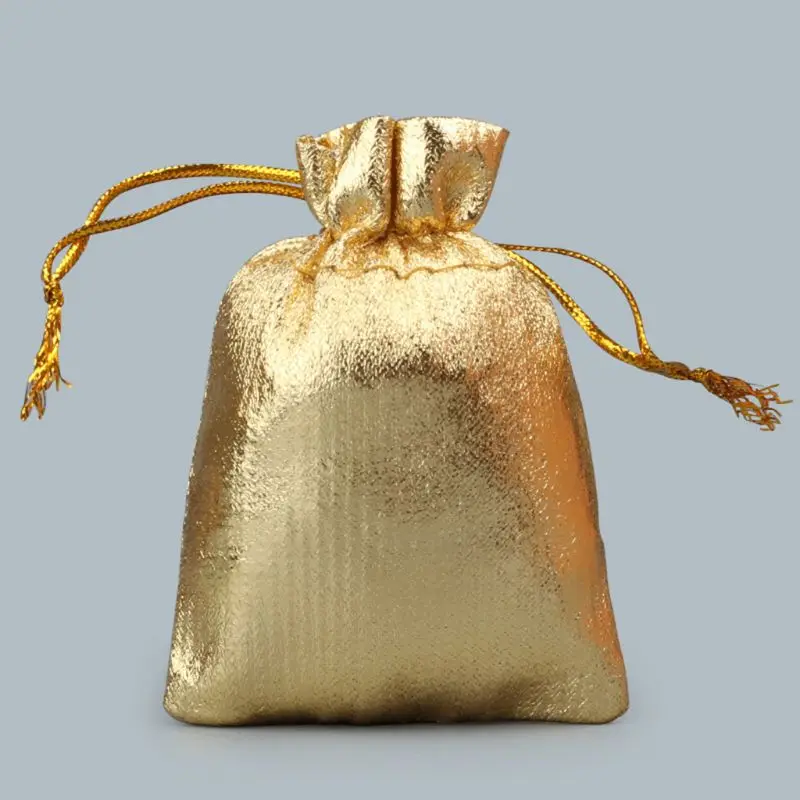 100 Pcs Gift Bag Jewelry Drawstring Pouches Party Favor Goody Pocket for Holiday