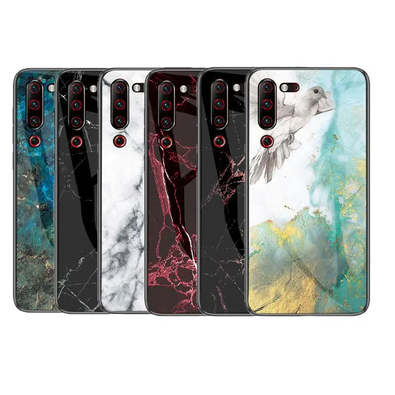 

Marble Tempered Glass Case for Lenovo Z6 Pro Cover for Lenovo Z6Pro Z6lite Z5S Soft Silicone TPU Cases for Lenovo Z6 Lite Shell