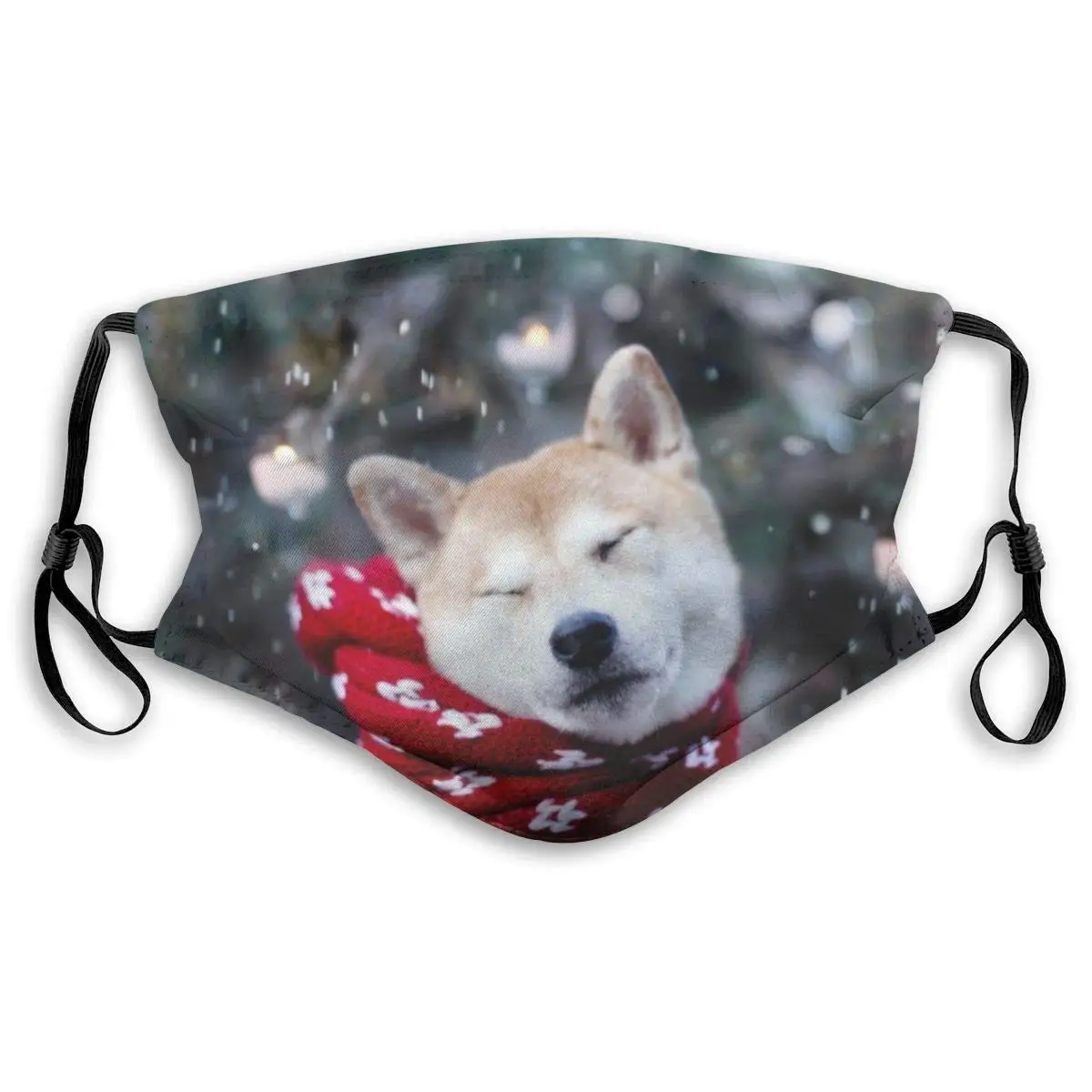 Akita Of Snow моющаяся многоразовая маска для рта с защитой от пыли детей подростков