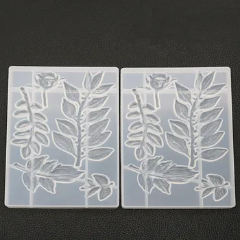 

1PCS Translucent Plant Flowers Leaf Silicone Mold DIY Jewelry Making Tool Moulds UV Epoxy Resin Decorative Craft