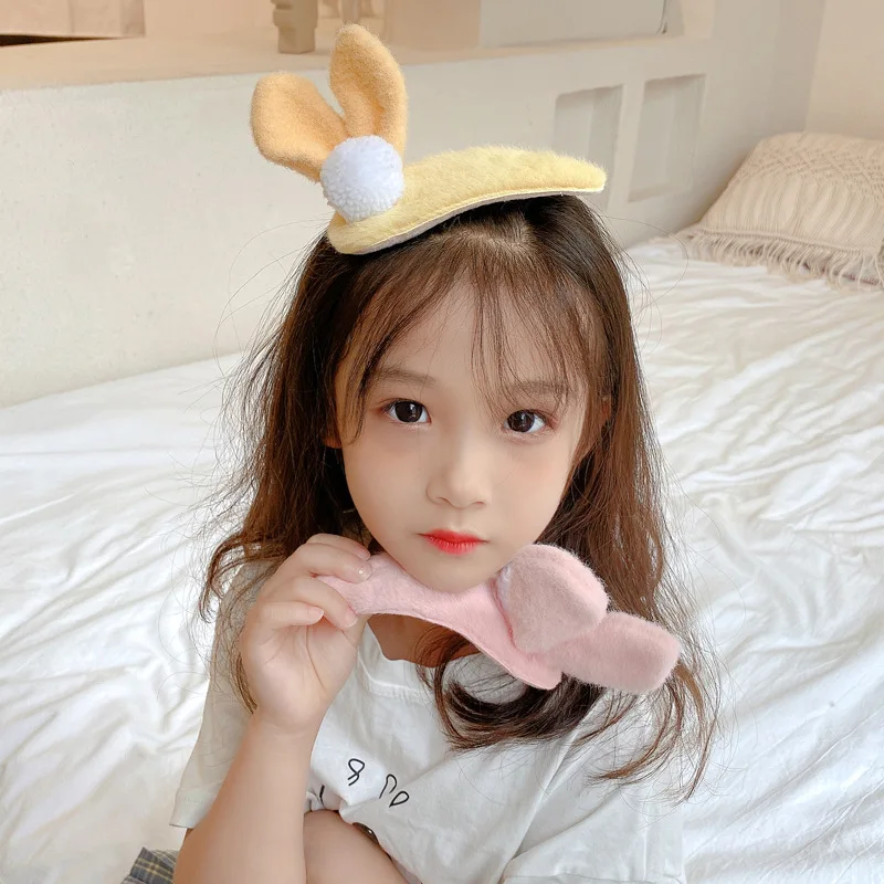 

Vintage Cute Big Rabbit Ear Hair Clips For Kids Girls Wash Face Barrettes Hairpins Cartoon Animal Hairgrips Hair Accessories