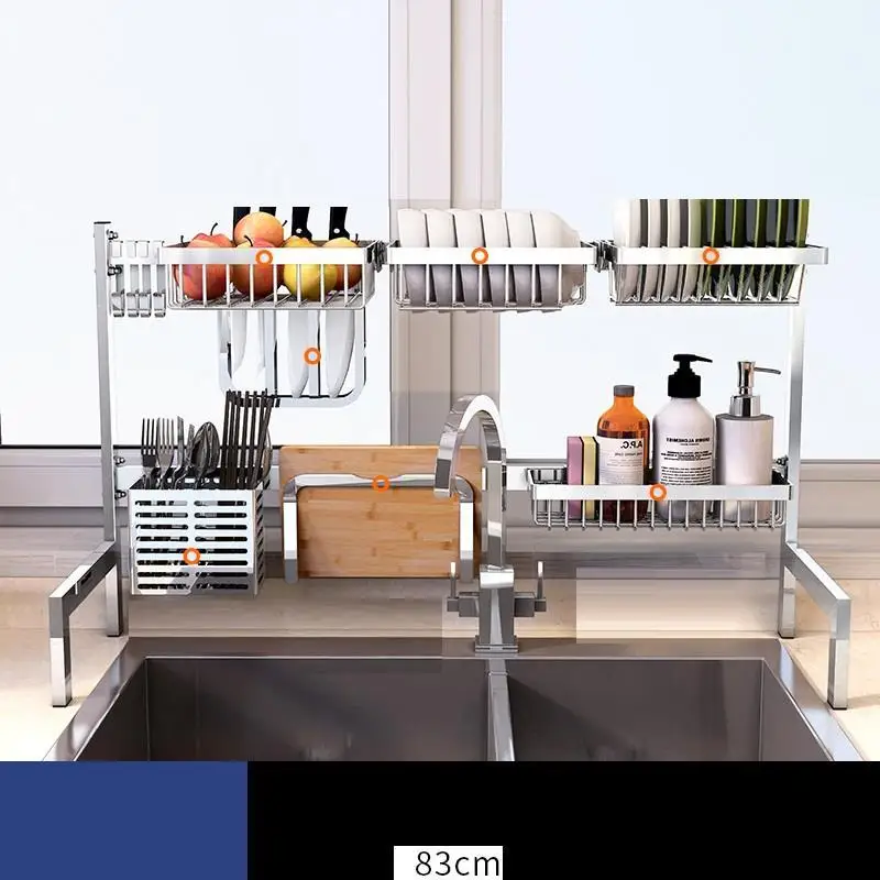 MODEL I Держатель Аксессуары Cucina Range Organizadores De Keuken нержавеющая сталь Cocina Organizador Mutfak кухонная стойка - Цвет: MODEL I