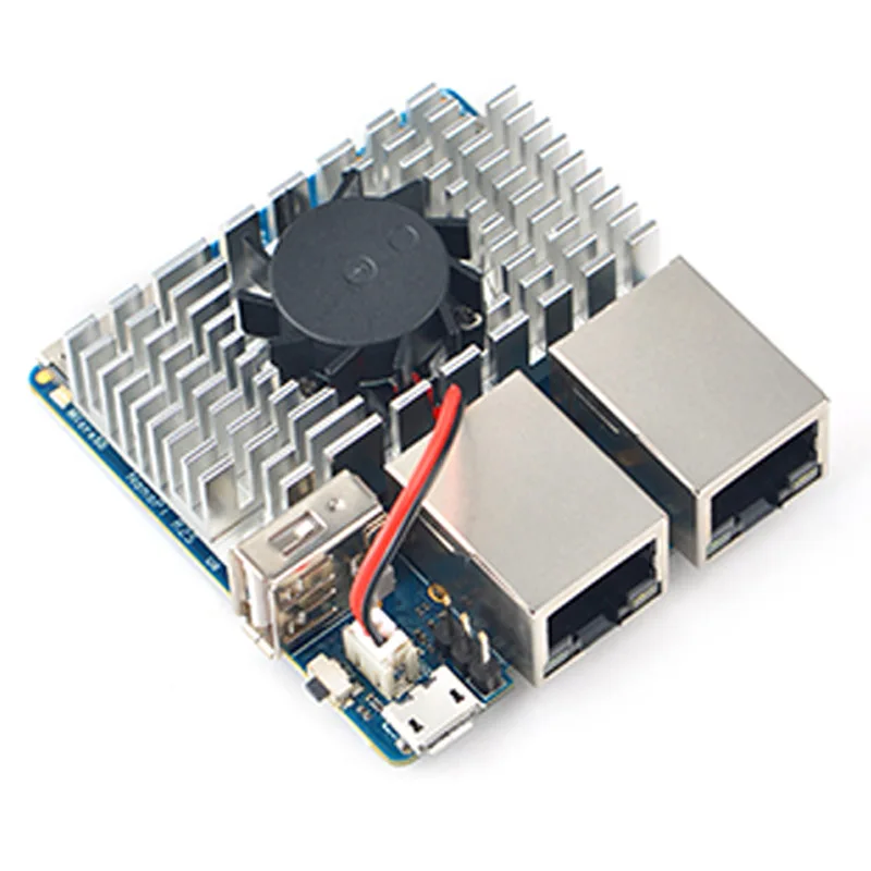 NanoPi R2S мини роутер RK3328 макетная плата двойной гигабитный Ethernet порт OpenWrt/LEDE|Крышки