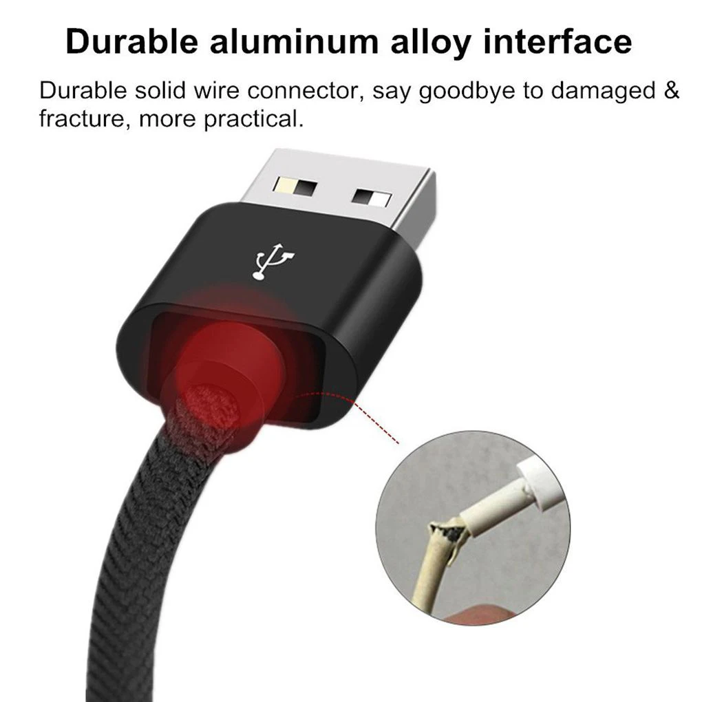 90 градусов Micro USB кабель для передачи данных Плетеный зарядный провод для samsung S7 S6 для Xiaomi для huawei