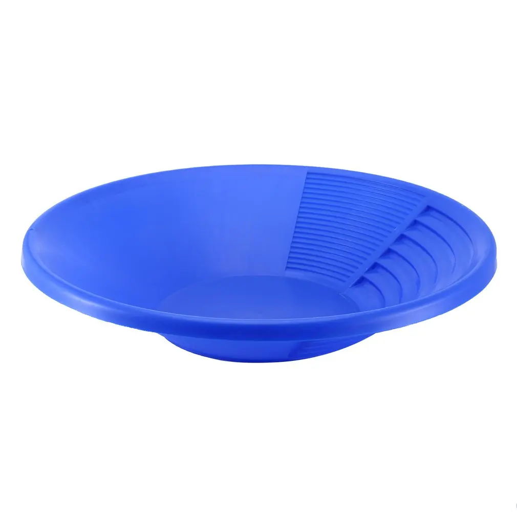 

Plastic Gold Basin Nugget Mining Pan Dual Riffle Dredging Prospecting River Tool for MD-3030 Metal Detector Accessories