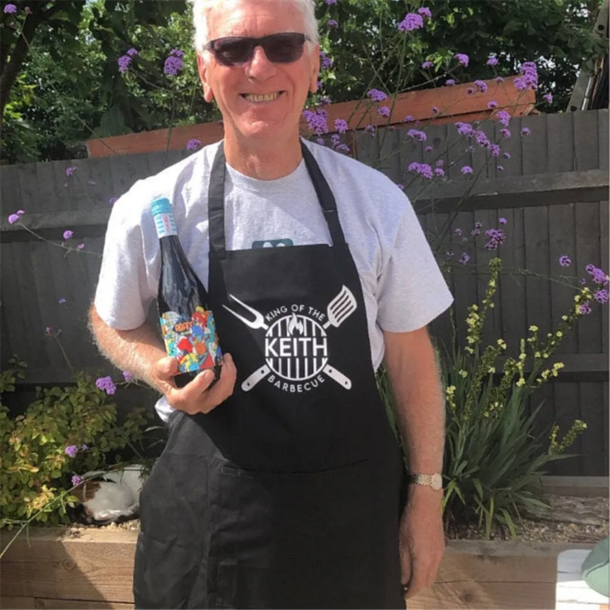 Personalised BBQ Apron, Father's Day Dad Gift, Men's Barbecue Apron, Birthday Gift, Kitchen Cooking Grill Gift