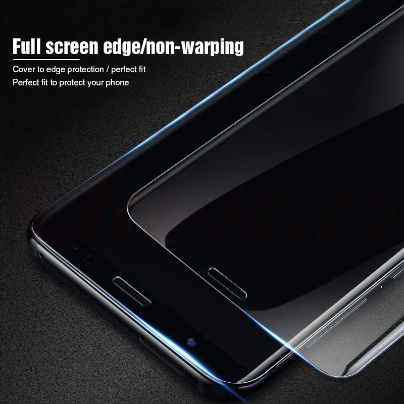 35D полностью изогнутое закаленное стекло для samsung Galaxy S8 S9 Plus Note 8 9 Защита экрана для samsung S6 S7 Edge S8 защитная пленка
