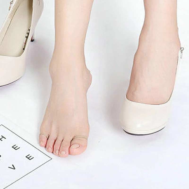 Five Toes Forefoot Pads Women High Heels Half Insoles Calluses Corns Foot Pain Care Foot Care Tool Absorbs Shock Socks Toe Pad high heel pads shoe inserts toe socks pad