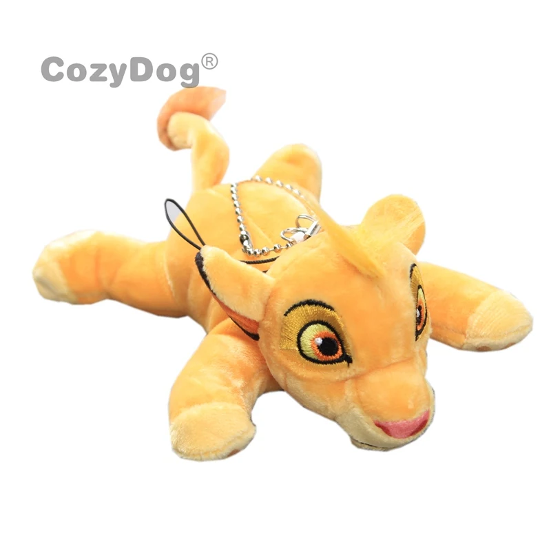 

3 Styles Stuffed Animals Duck Stitch Lovely Lion King Plush Pendant with Keychain Cuddly Mini Soft Toys 8-11 cm Gift