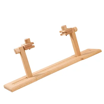 

1PC Cross Stitch Holder Wooden Cross Stitch Rack Adjustable Stand Desktop Cross Stitch Embroidery Frame