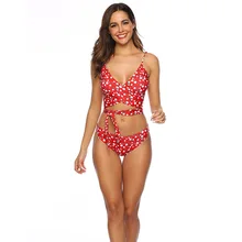 Новинка, Раздельный купальник, цифровой принт, на бретелях, сексуальное бикини, для пляжа, горячая весна, купальник для отдыха