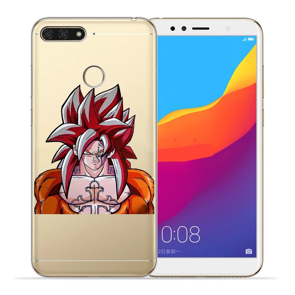 Dragon Ball Z Супер Сон Гоку драгонболл зет для huawei Y5 Y6 II Prime Nova 2 3 4 3i Plus чехол для телефона Etui funda etui