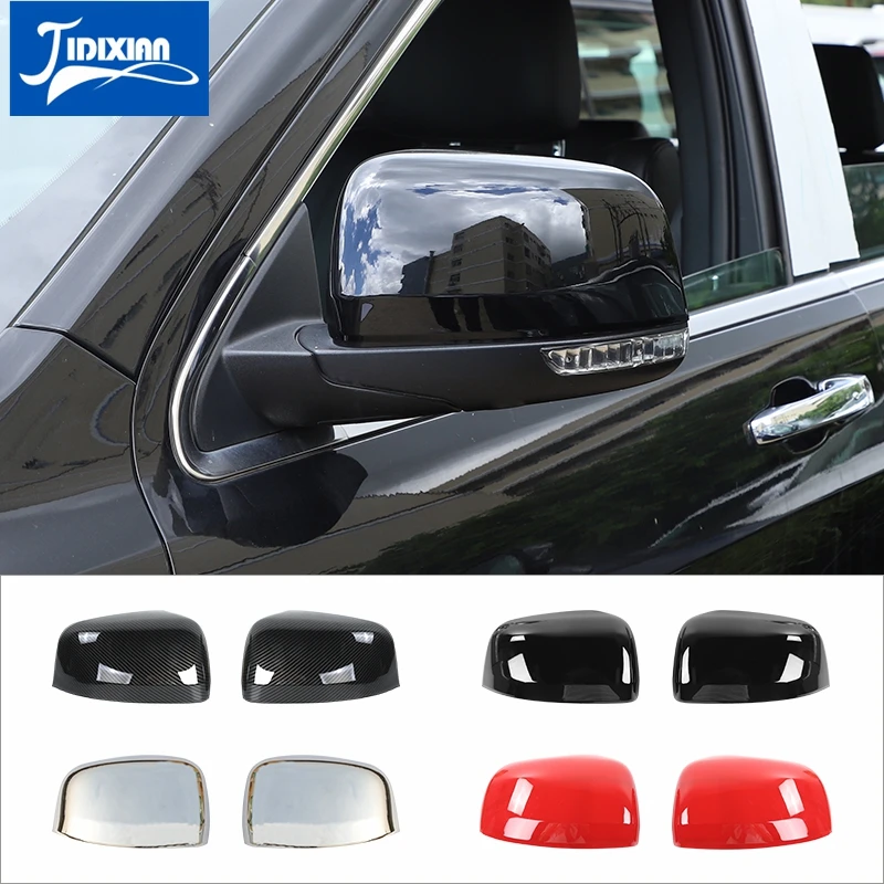JIDIXIAN Car Rearview Mirror Covers Accessories for Jeep Grand Cherokee