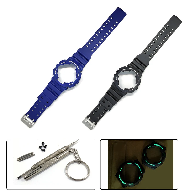 Светящаяся рамка чехол с ремешком для объектива оптическими зумом Casio G-SHOCK GA-110 GA100