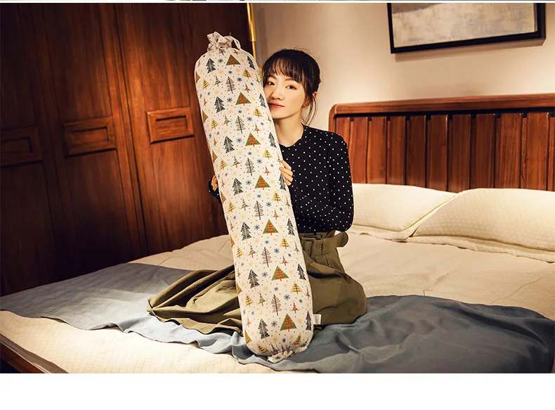 Almohada para dormir de 65cm de largo para dormitorio, suave, lavable