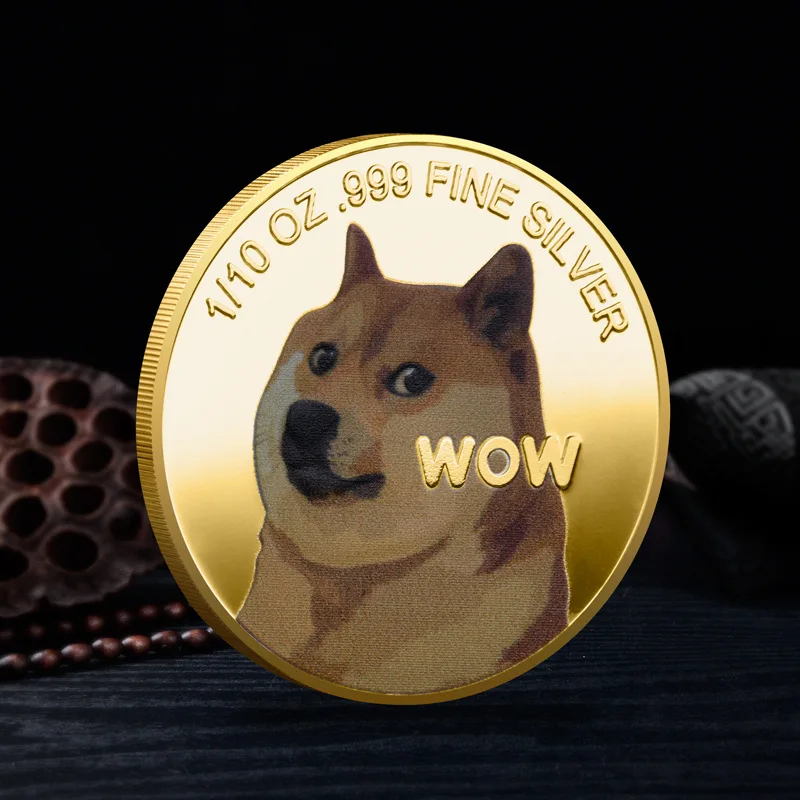 Креативный подарок Dogecoin коллекционная криптовалюта в доге мы доверяем коллекции