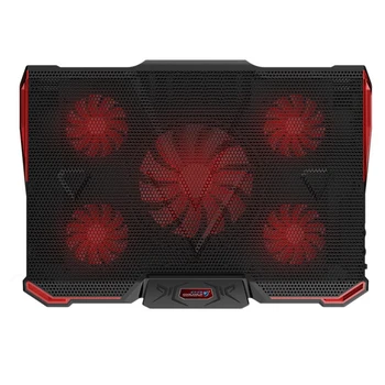 

laptop cooler cooling pad with Silence 5pcs LED Fans USB 2.0 Adjustable Notebook Holder for air/pro 12 13 14 15.6 17.3 i