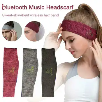 

Wireless bluetooth Knitting music Headband Headset Sleep Sports headkerchief Running yoga Gym Phone Headphone