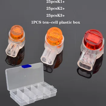 

Rj45 Connector Crimp Connection Terminals K1/K2/K3 Connector Waterproof Wiring Ethernet Cable Telephone suit Cord Term