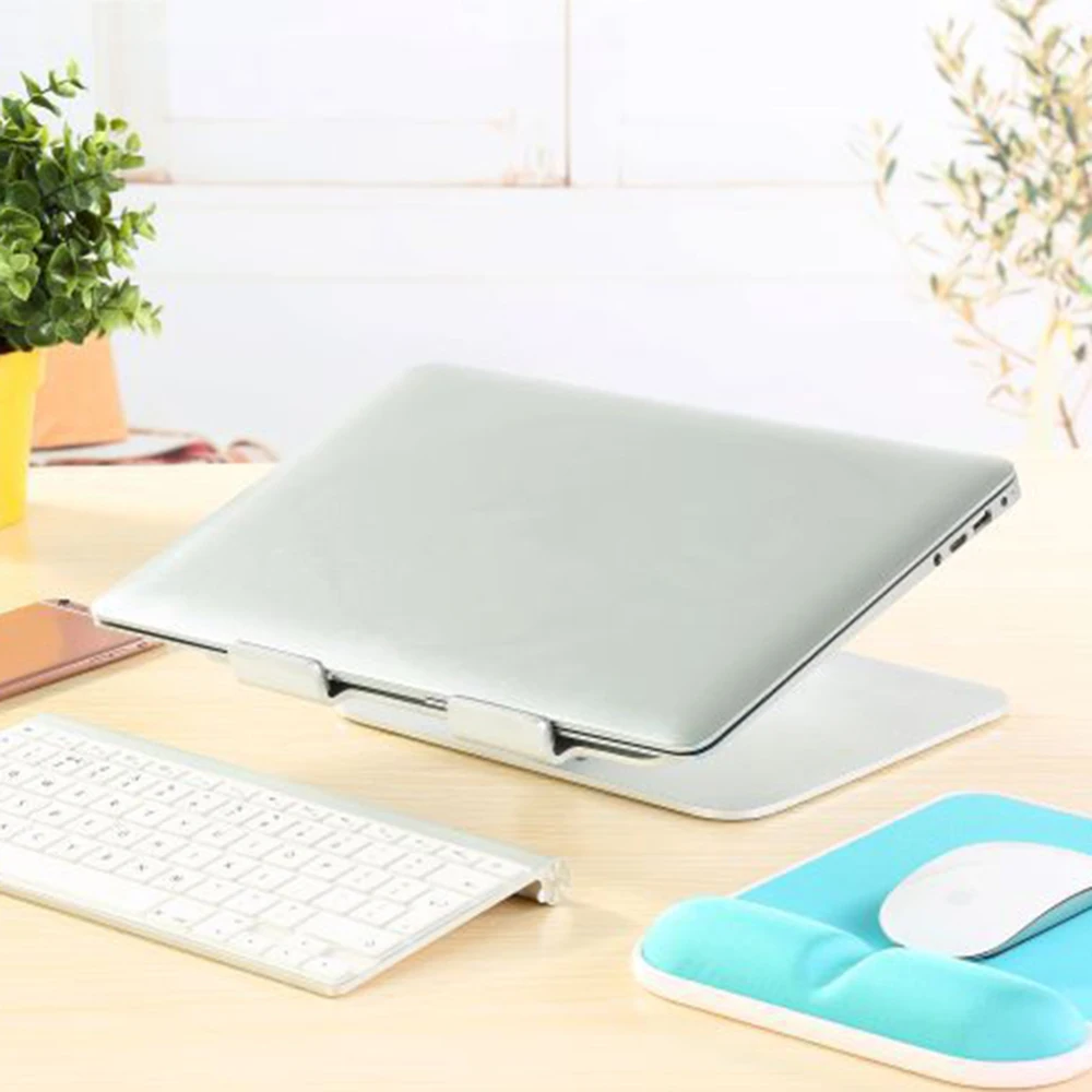 Регулируемый держатель для охлаждения ноутбука портативный алюминиевый стенд для ноутбука настольная Эргономика повышение для MacBook Air про-аксессуары