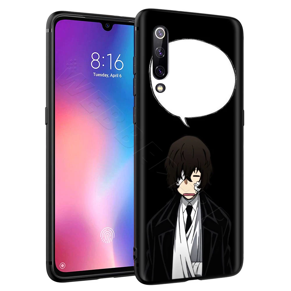 Bungou бродячие собаки дазай Осаму чехол для Xiaomi Redmi 4A 4X 5 5A 6 6A 7 7A S2 Note Go K20 Pro Plus Prime