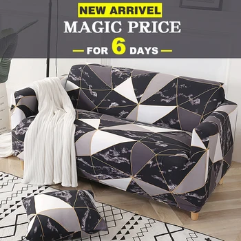 

Printed Spandex L Shape Sofa Covers for Living Room Stretch Sectional Corner Sofa Couch Cover Slipcovers Armchair Seater Case
