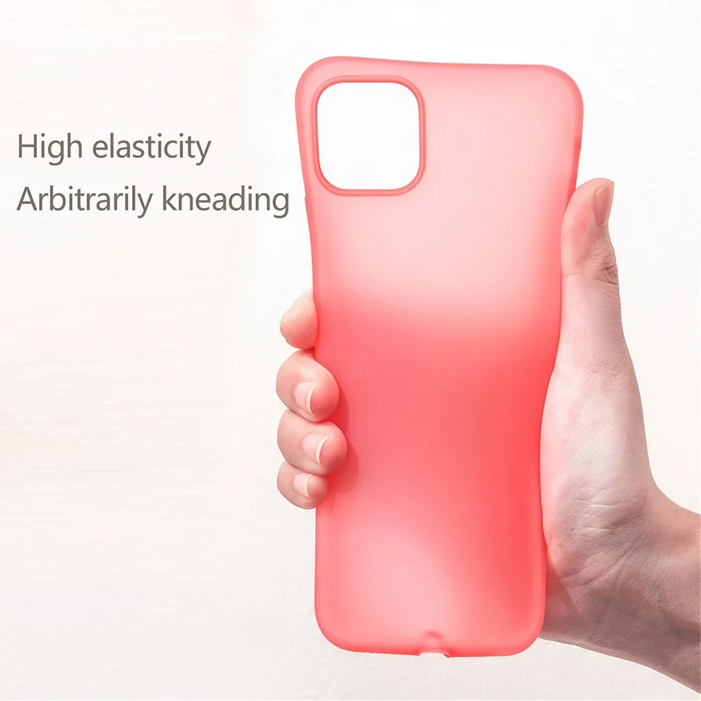 Тонкий 0,3 мм силиконовый чехол для iPhone 11 чехол для iPhone 11 Pro 11 Pro Max Ультра Матовый Прозрачный чехол защитный чехол 19Sep