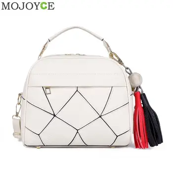 

Women Handbag Leather Shoulder Bag Female Crossbody Handbag Pendant Tassel Casual Famous Brand Women Bags