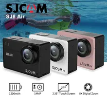 SJCAM SJ8 сенсорный экран 14 МП экшн-камера WiFi 1200 мАч HD DVR пульт для видеокамеры управления 30 м водонепроницаемая Спортивная камера