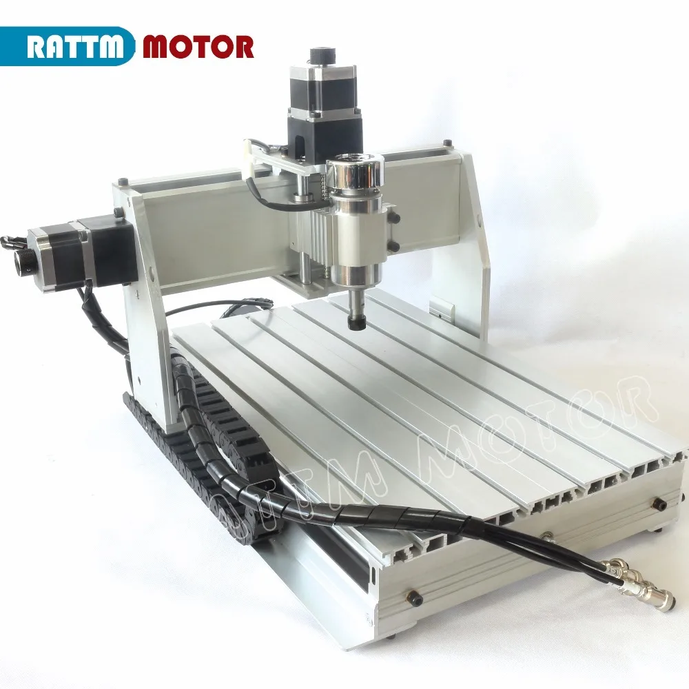 RU корабль Настольный 3 оси CNC 3040Z DQ 300 Вт шпиндель шариковый винт ЧПУ маршрутизатор