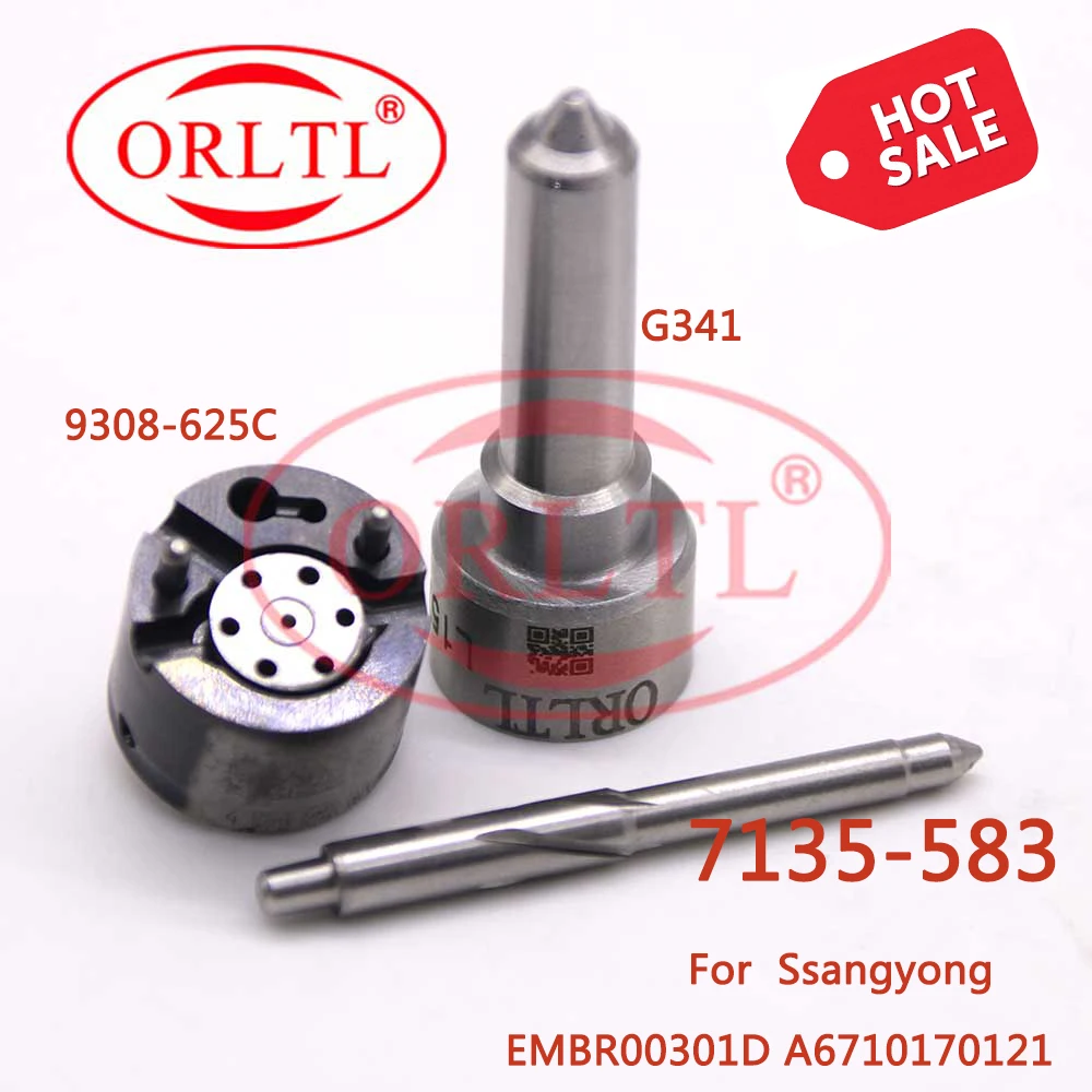 Orlit 7135-583 комплект для ремонта инжектора Common Rail Клапан Управления L341PBD сопло 9308-625C для Ssangyong EMBR00301D A6710170121