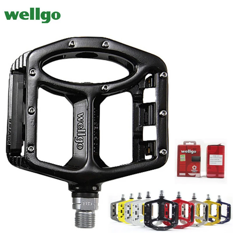 Wellgo педали MTB 2 герметичные подшипники велосипедные педали для bmxроуд горный велосипед педали широкий Магниевый сплав велосипедные педали MG-1